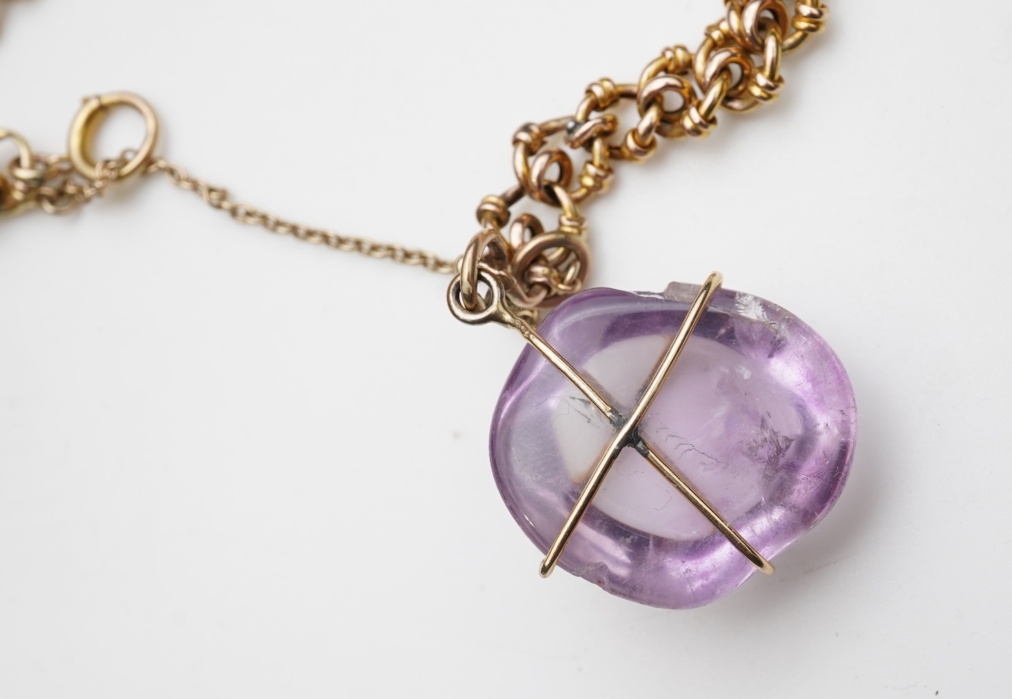 A collection of amethyst jewels